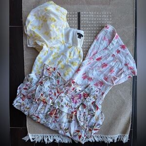 Bundle of Three Floral Tops/ Blouses